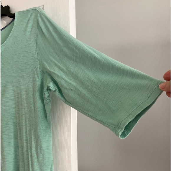 Chaps Women’s Tshirt size 3X. 100% Cotton, Mint Green Color 3/4 Sleeves. - Picture 14 of 16